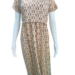 Brownish - Zipless Maternity & Feeding Loungewear (Calf Length)