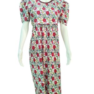 Red floral - Zipless Maternity & Feeding Loungewear (Full length)