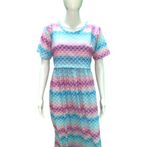 Fish scales Maternity & Feeding loungwear (Full length)
