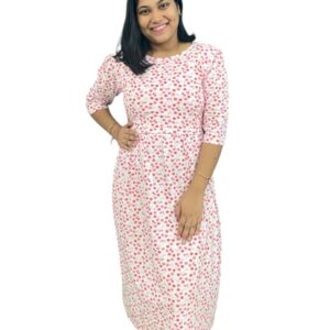 Strawberry - Zipless Maternity & Feeding Loungewear (Calf Length)