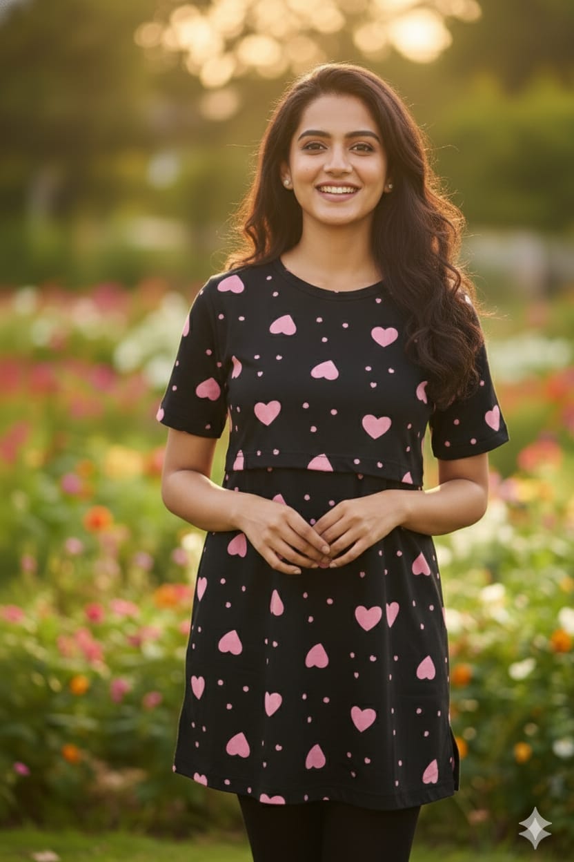 Hearts - Zipless Feeding Tshirt