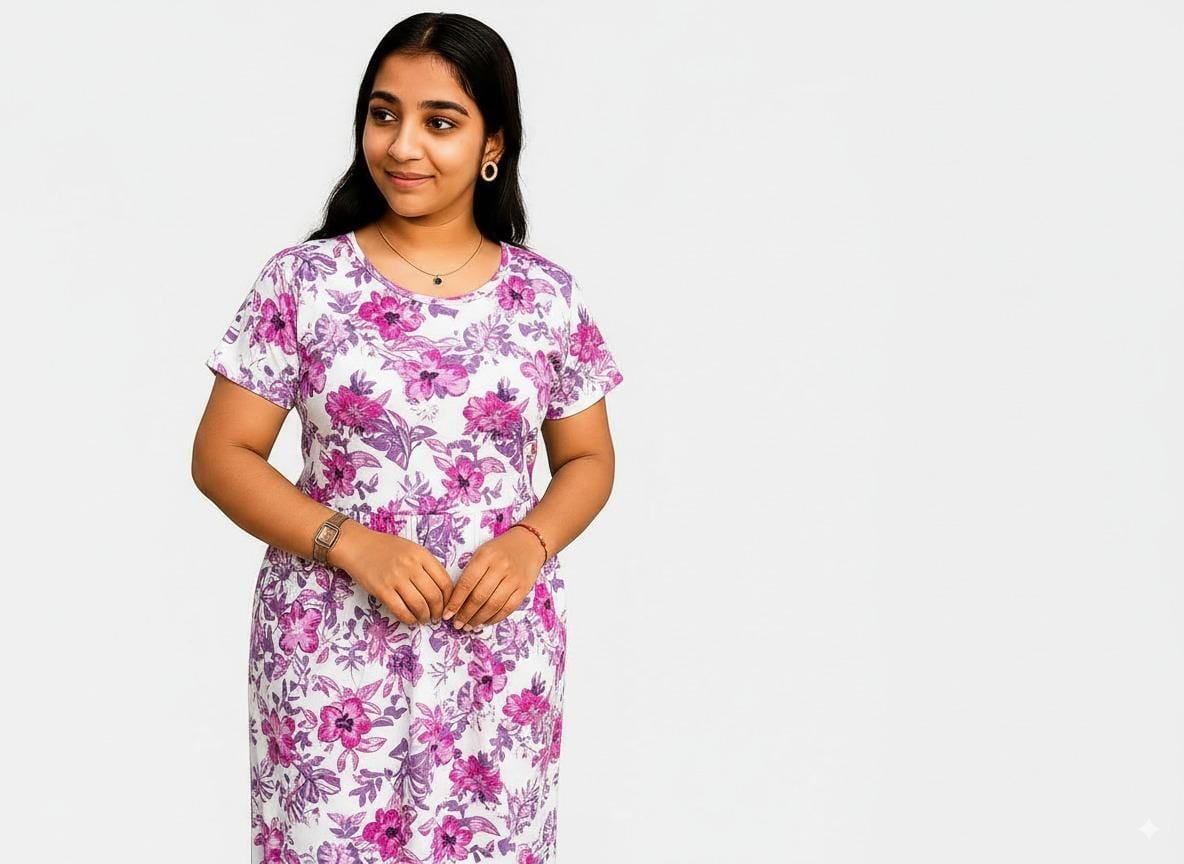 Daisy Pink Non Feeding Maxi - Full length